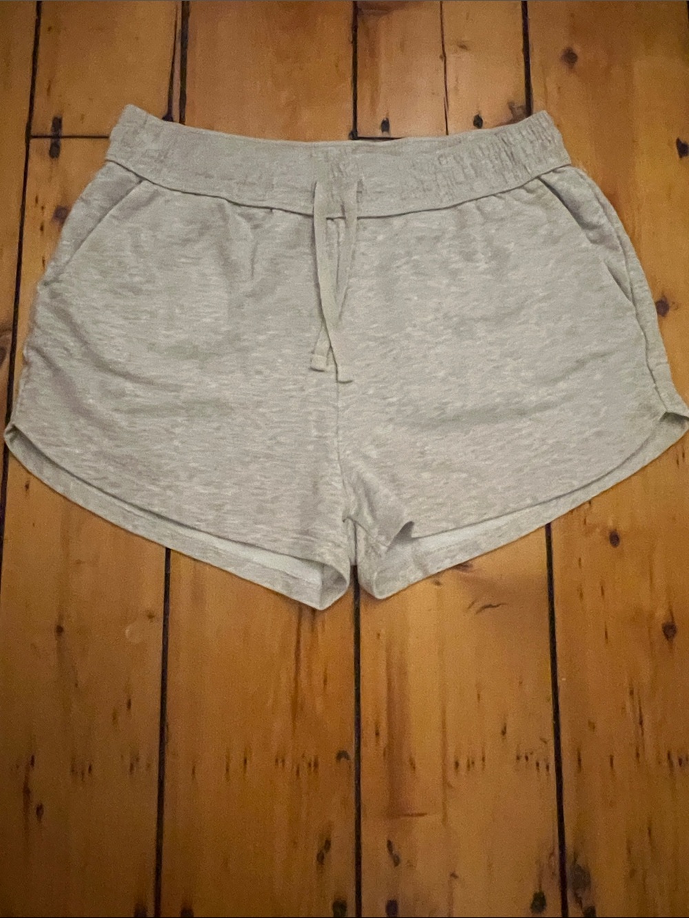 H&M Basic Oatmeal Cotton Shorts M